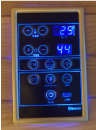 Control module: heat, timer, lights and Bluetooth
